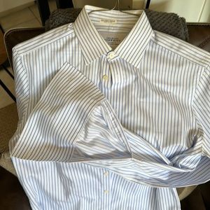 Charles Tyrwhitt 15/34 Extra Slim Fit Mens Dress Shirt - French cuff